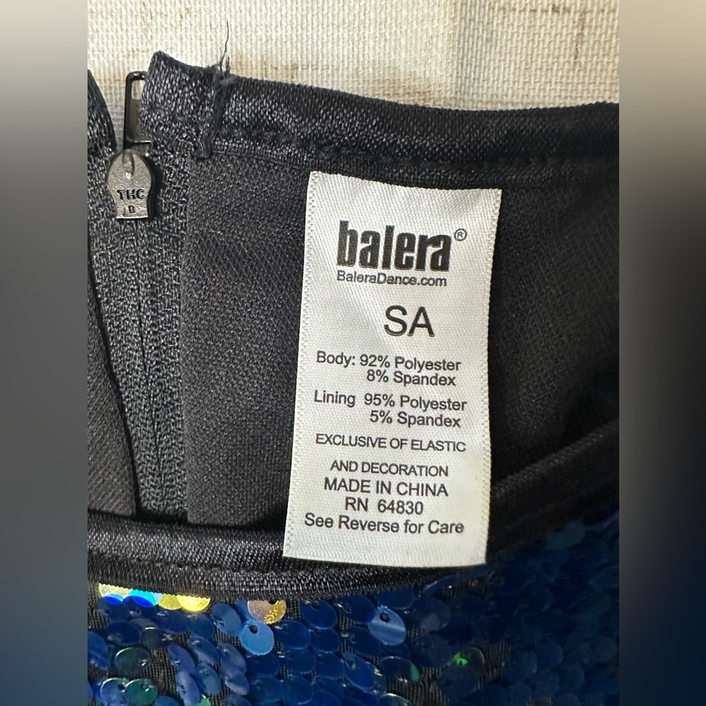 Balera Navy Sequin Tank Top - Picture 6 of 10